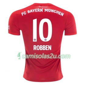 Camisolas de Futebol FC Bayern München Arjen Robben 10 Equipamento Principal 2019/20 Manga Curta